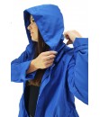 Parka Jaqueta Butu Biru Extra Grande Plus Size Feminino - Azul